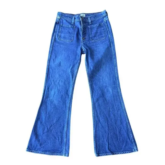 Citizens of Humanity Women's Kimberly Patch Pocket Flare Jeans Abalone 27 - Picture 3 of 8